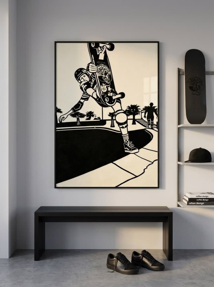 Tony Hawk Del Mar Skate Ranch Footplant Circa 1982 Photograph