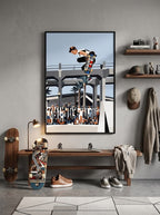 Tommy Guerrero Oceanside Pier Contest Jump Ramp 18x24  Print