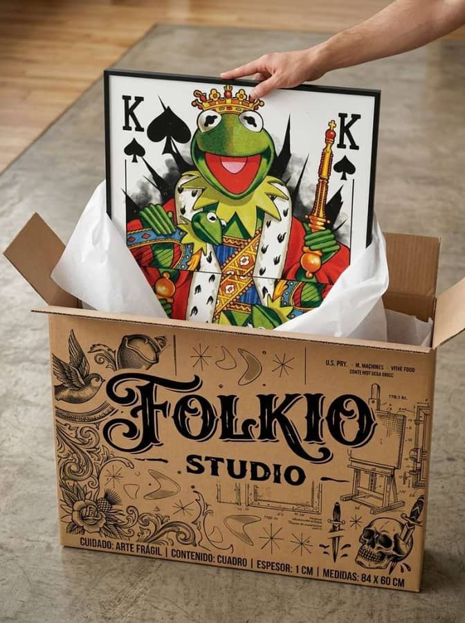 Muppets playing cards