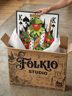 Muppets playing cards