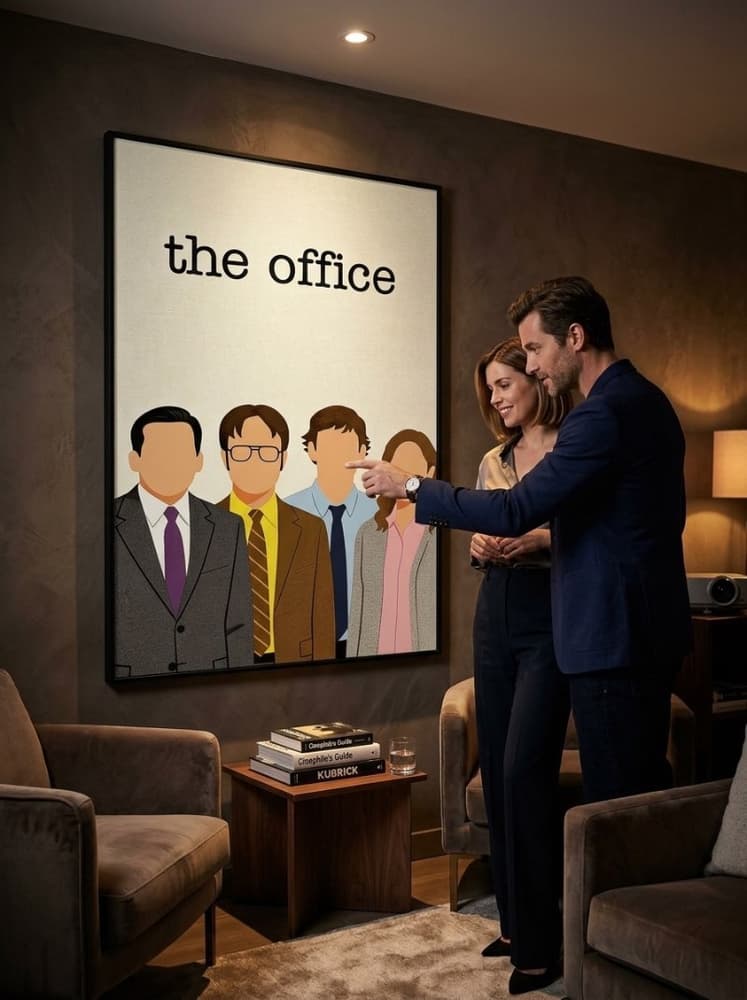 The office siluettes