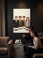 The office siluettes