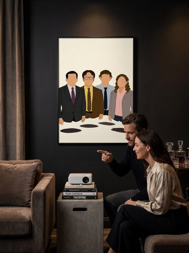 The office siluettes