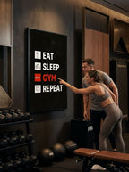 Eat, sleep, gym, Repeat