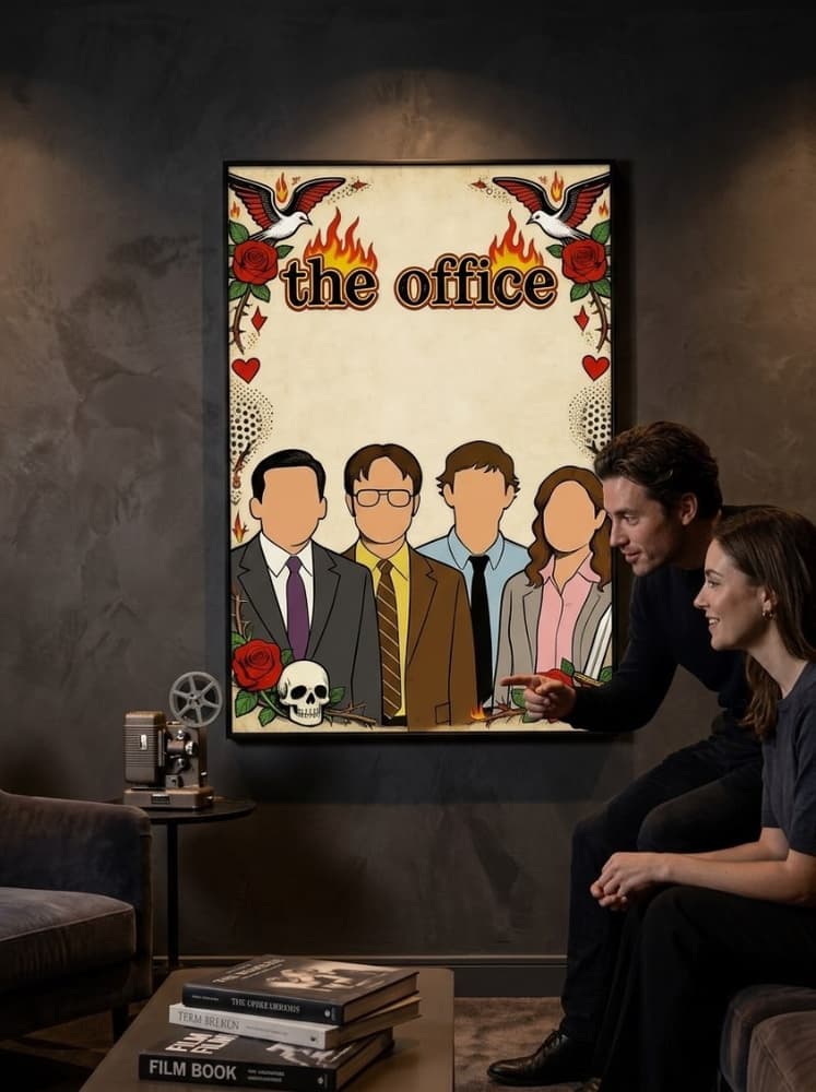 The office siluettes