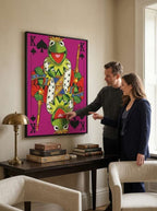 Muppets playing cards