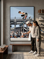 Tommy Guerrero Oceanside Pier Contest Jump Ramp 18x24  Print