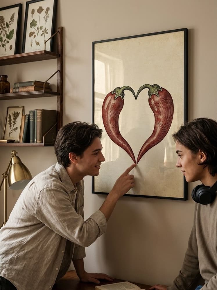 Chili Pepper Spicy Love