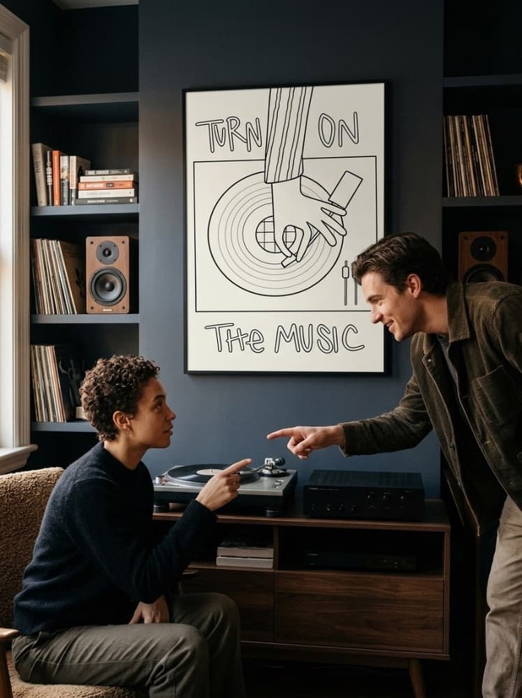 TURN ON THE MUSIC