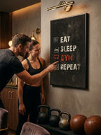 Eat, sleep, gym, Repeat