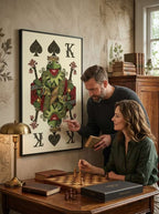 Muppets playing cards