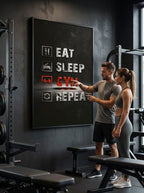 Eat, sleep, gym, Repeat