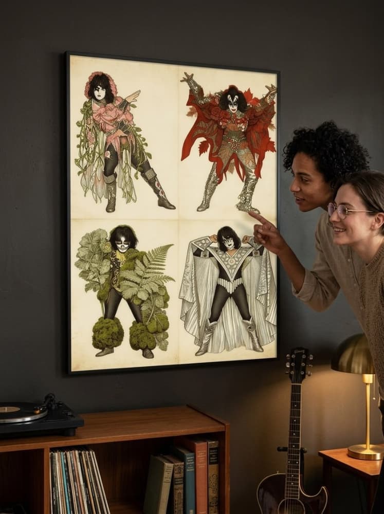 Kiss pop art