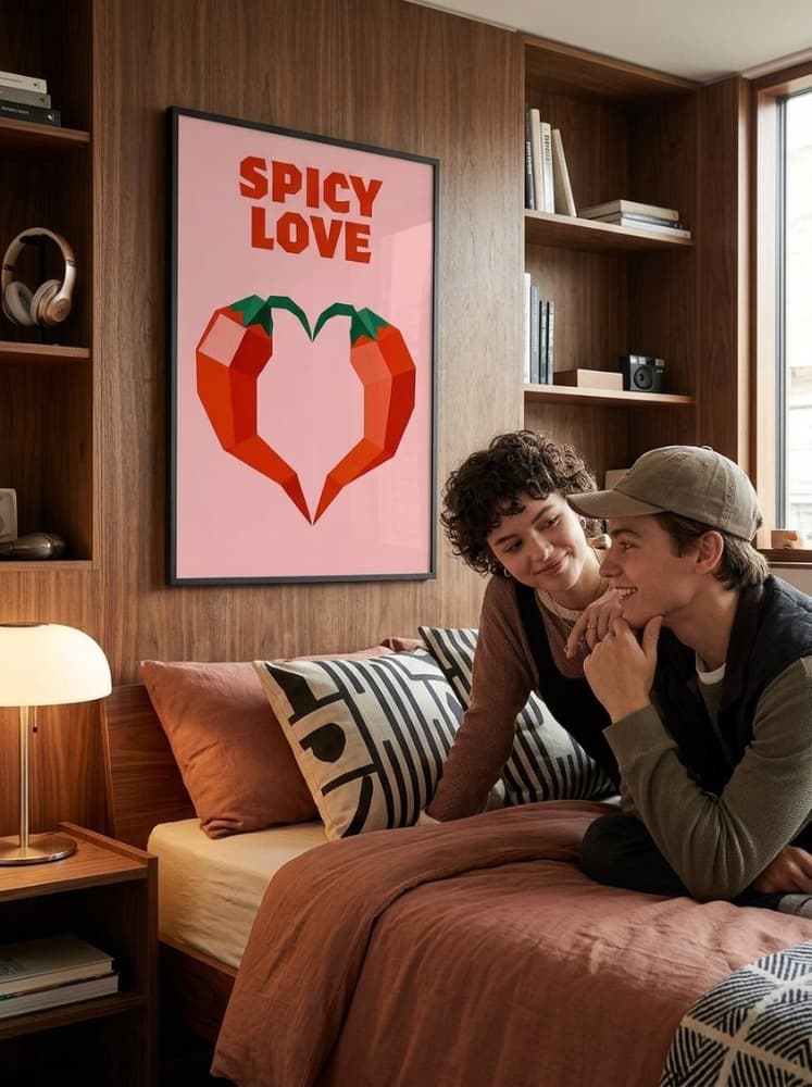 Chili Pepper Spicy Love