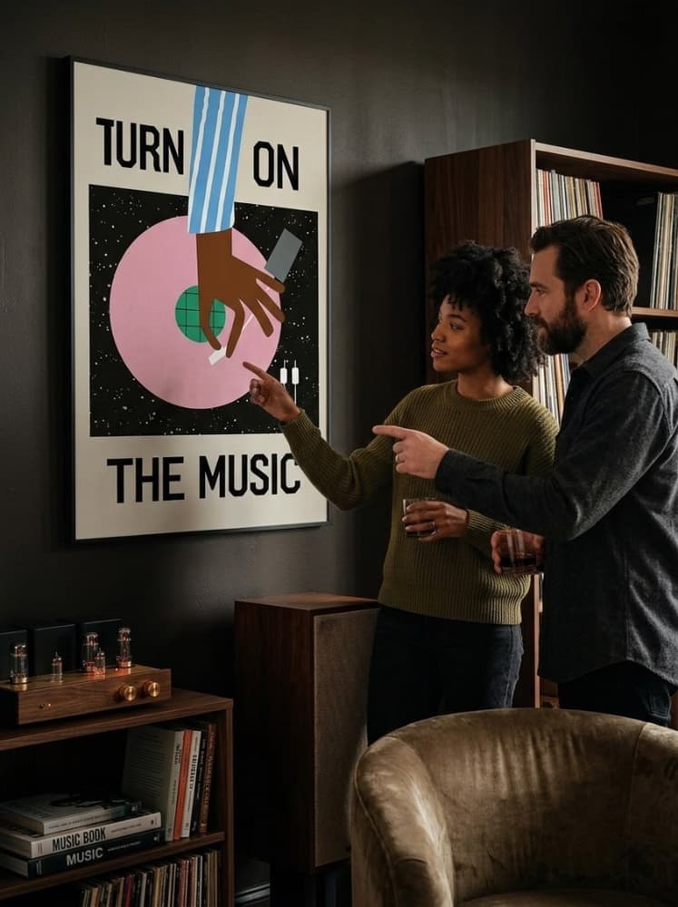 TURN ON THE MUSIC