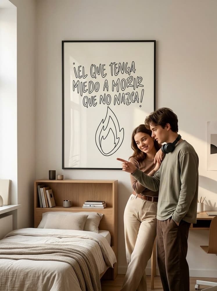 El que tenga miedo a morir....
