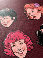 pink faces