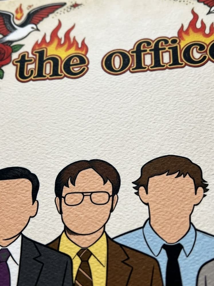 The office siluettes