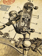Tony Hawk Del Mar Skate Ranch Footplant Circa 1982 Photograph