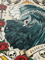 Jordy Smith surfeando en Pipeline