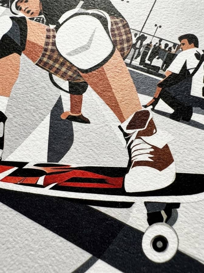 Christian Hosoi BS Layback Board Slide, Upland Pipeline, 1985