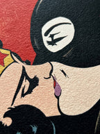 Woman & Cat Kiss