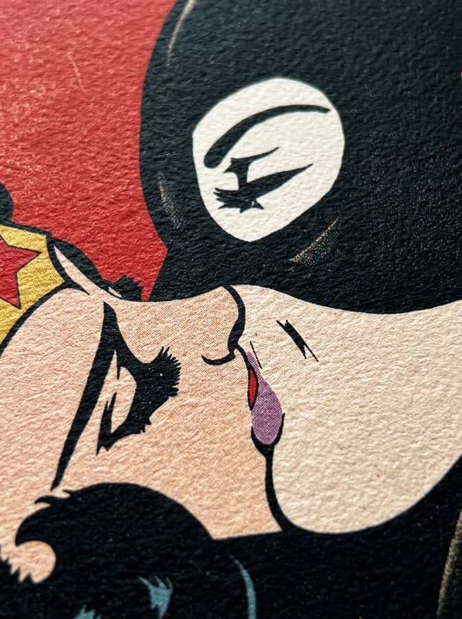 Woman & Cat Kiss