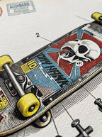 Tony Hawk Crossbone Lien Air 1986 Del Mar Skate Ranch