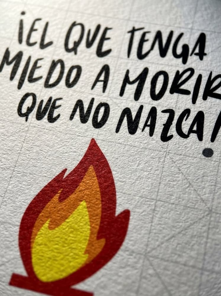 El que tenga miedo a morir....