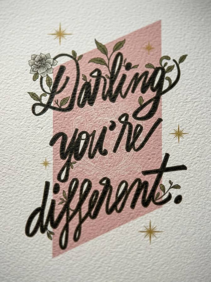 darling you're different