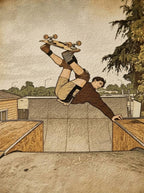 Lance Mountain FS Channel Invert, Lopes Ramp 1983