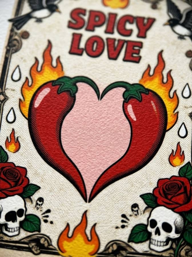 Chili Pepper Spicy Love