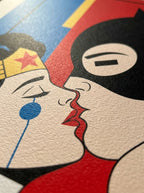 Woman & Cat Kiss