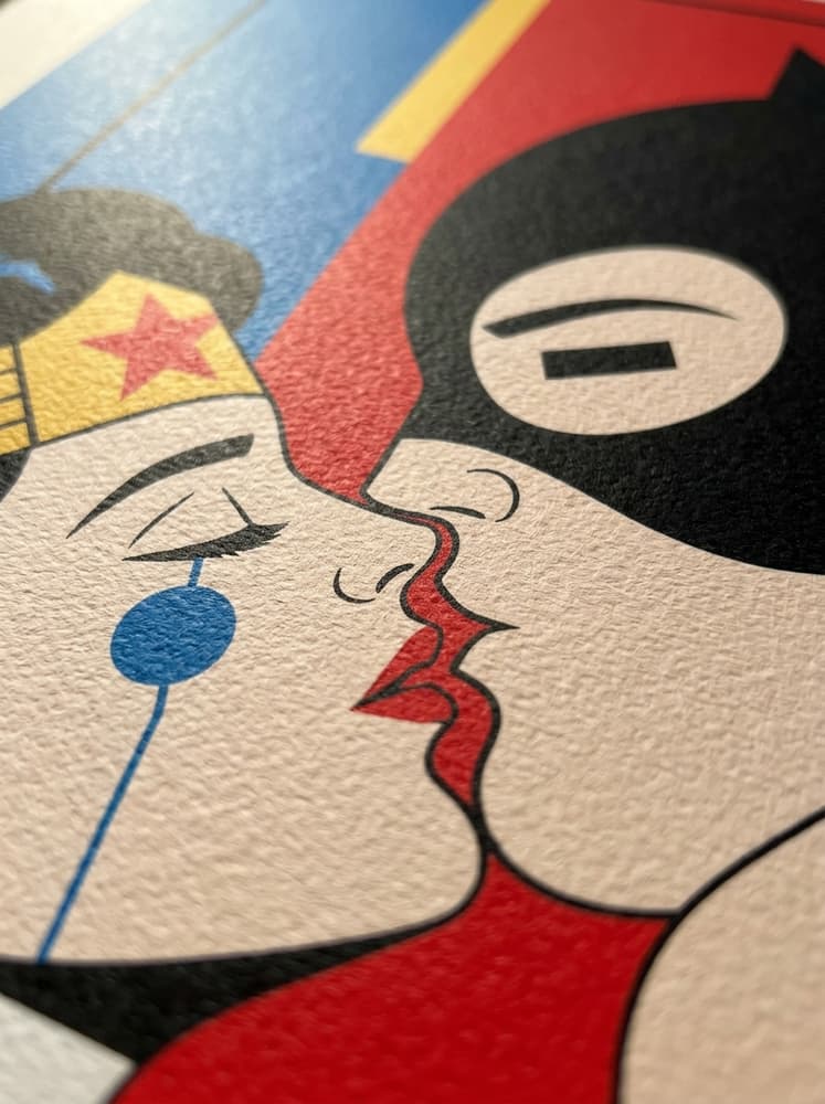 Woman & Cat Kiss