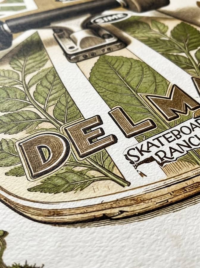 Del Mar Skate Ranch Skateboard 1980s
