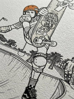 Tony Hawk Del Mar Skate Ranch Footplant Circa 1982 Photograph