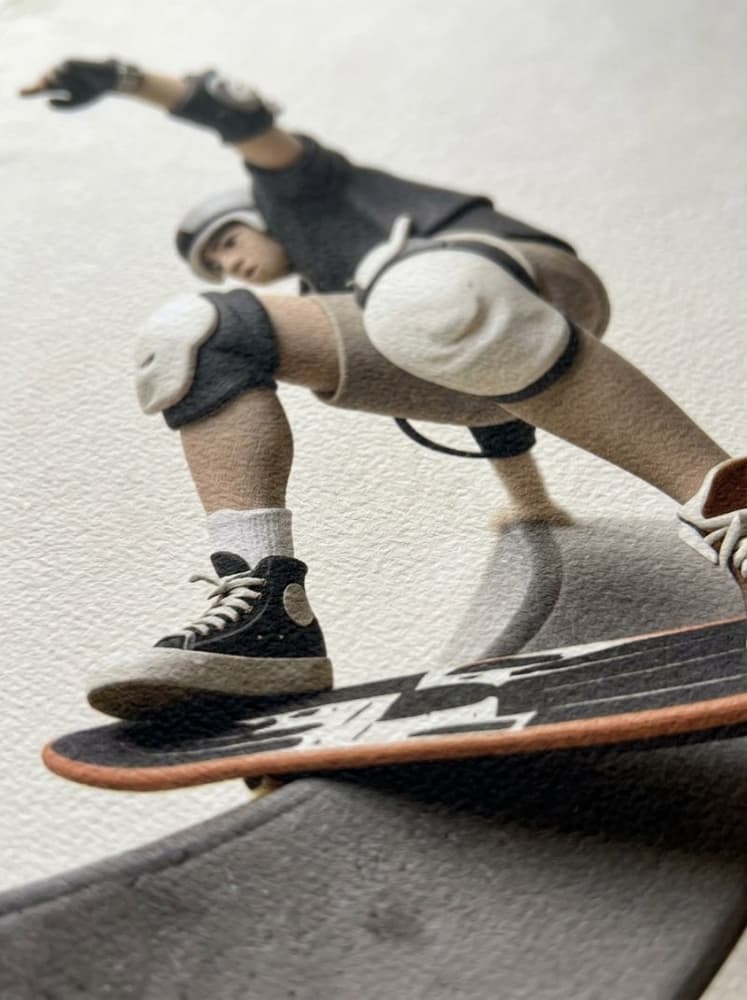 Christian Hosoi BS Layback Board Slide, Upland Pipeline, 1985