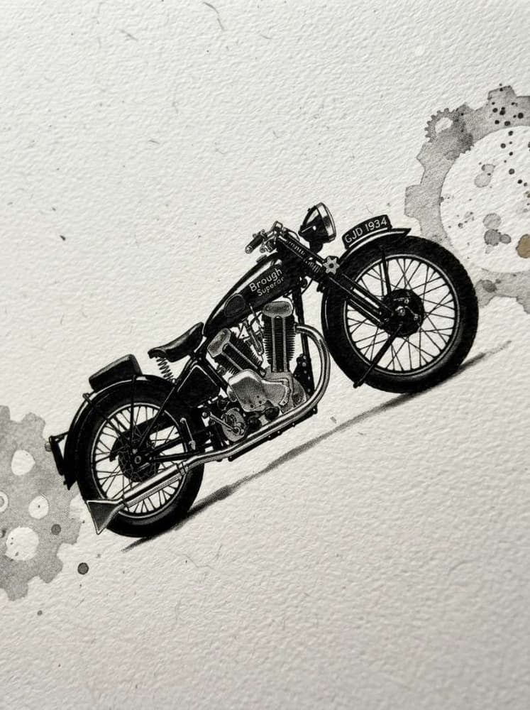 Brough Superior SS100 de 1937