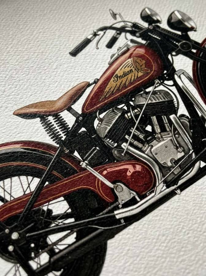 1934 Indian Sport Scout 0