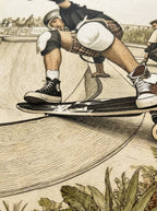 Christian Hosoi BS Layback Board Slide, Upland Pipeline, 1985