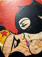 Woman & Cat Kiss