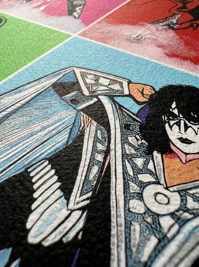 Kiss pop art