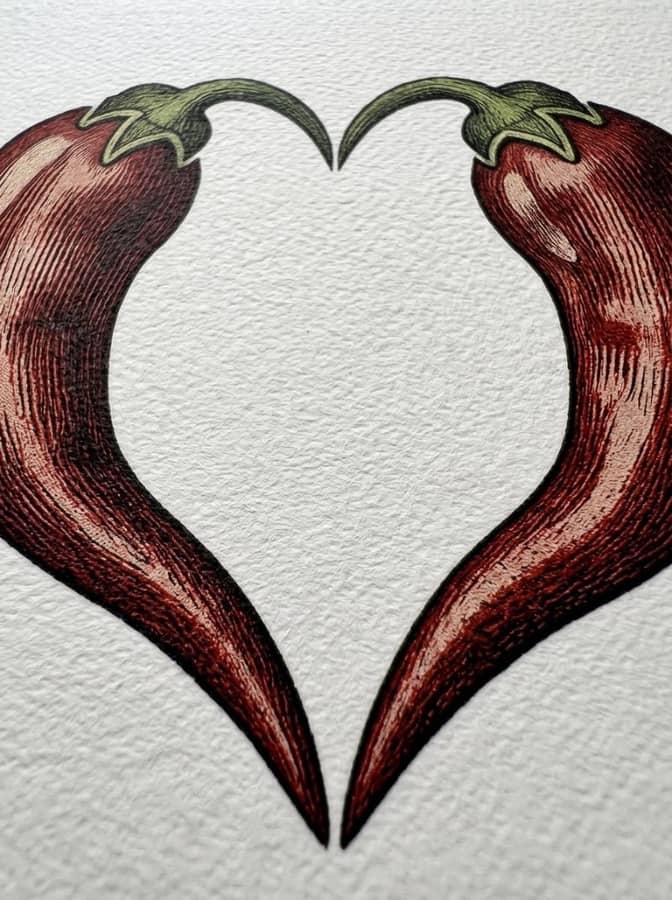Chili Pepper Spicy Love