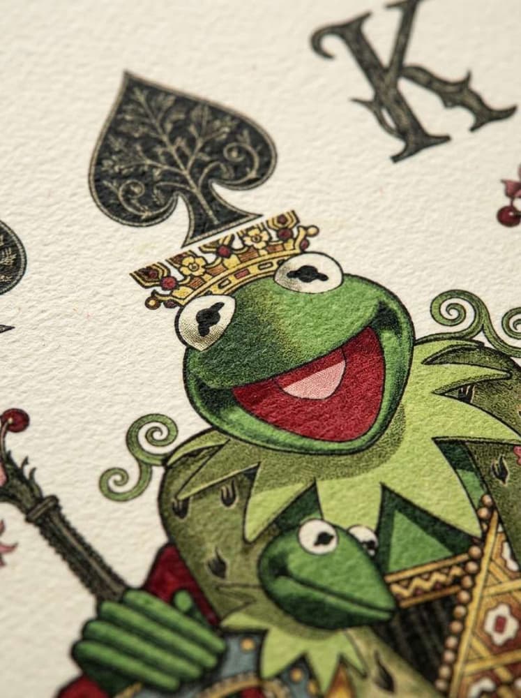Muppets playing cards