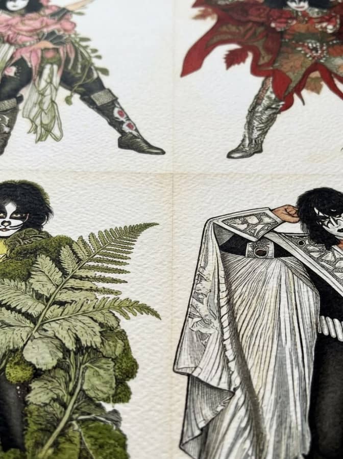 Kiss pop art