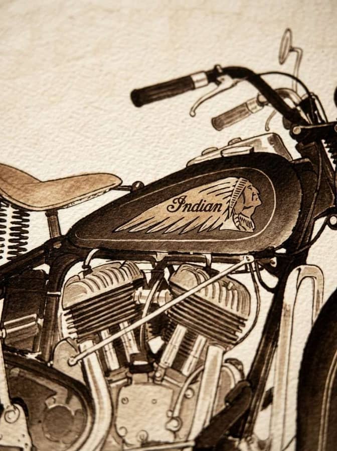 1934 Indian Sport Scout 0