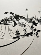 Christian Hosoi BS Layback Board Slide, Upland Pipeline, 1985