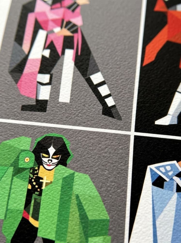 Kiss pop art