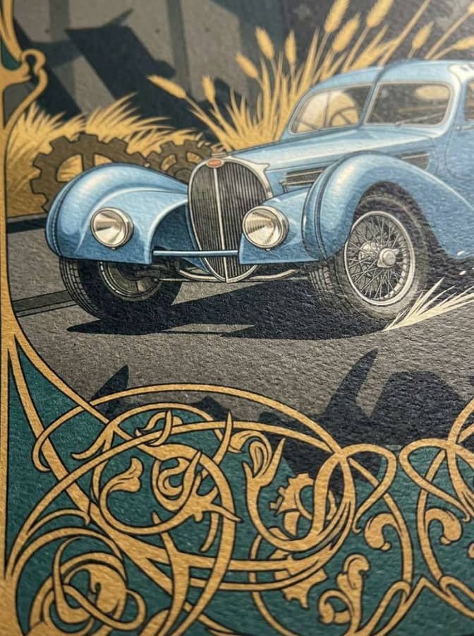 1936 Bugatti Type 57 Sc Coupe Atlantic