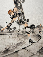 Tony Hawk Del Mar Skate Ranch Footplant Circa 1982 Photograph